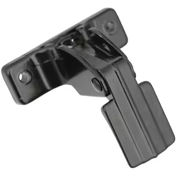 Push Button Screen or Storm Door Latch, Black