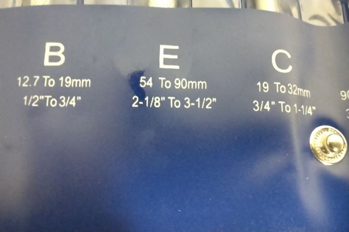 Central Tools, Inc 6554 2 Pk 6 Pc Telescoping Gage Set