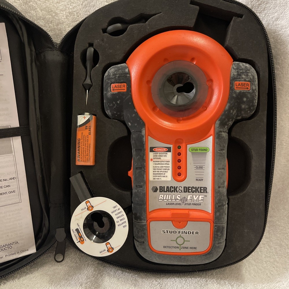 Line Laser, Auto-leveling with Stud Finder BDL190S  Black & Decker
