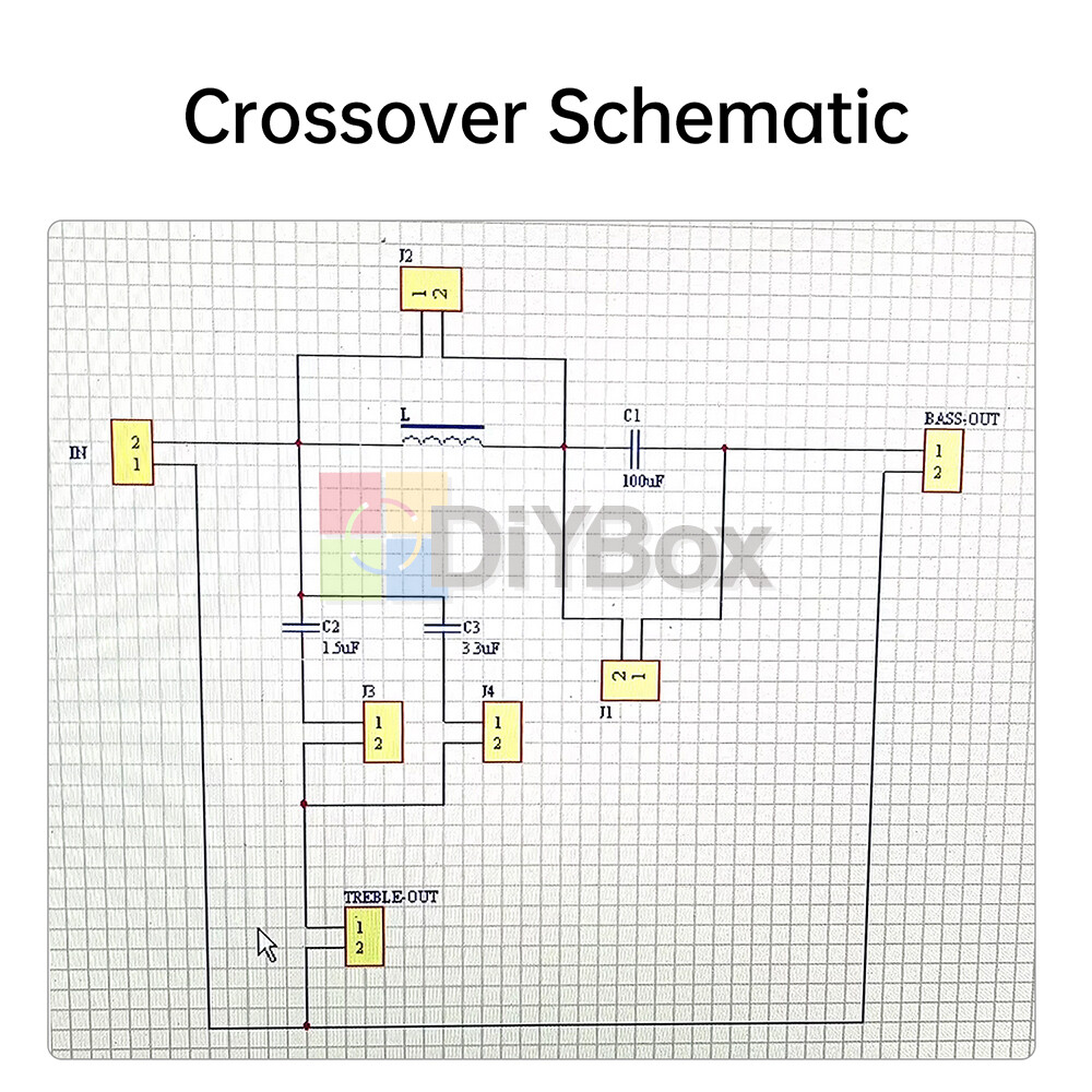 100Hz-10KHz Adjustable Speaker Frequency Divider Audio Crossover Board 2 Way