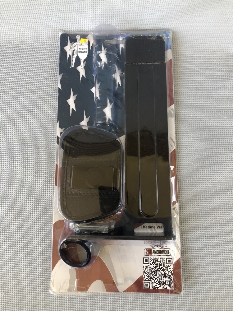 NIGHTGUARD POLY CARBONATE BED MOUNT HOLSTER  MISSING FLASHLIGHT