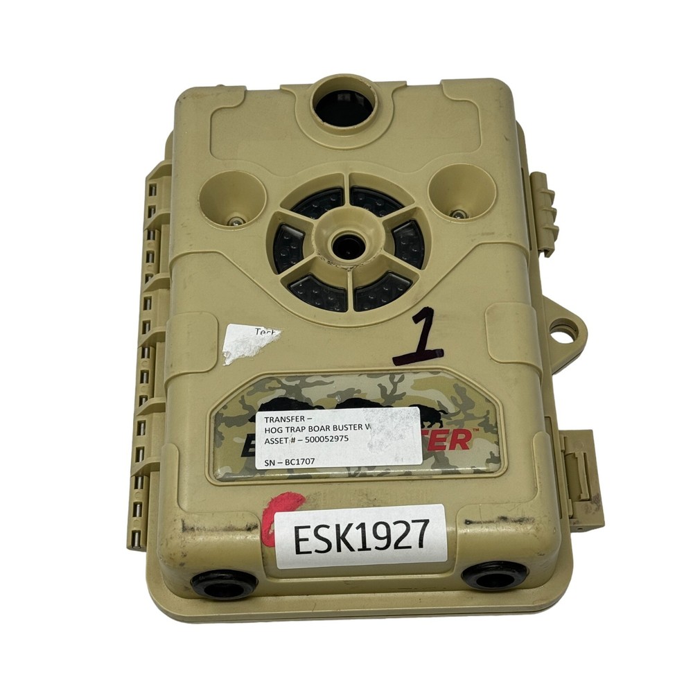 Boarbuster Camera Unit with 3G Cellular Radio Motion Sensor
