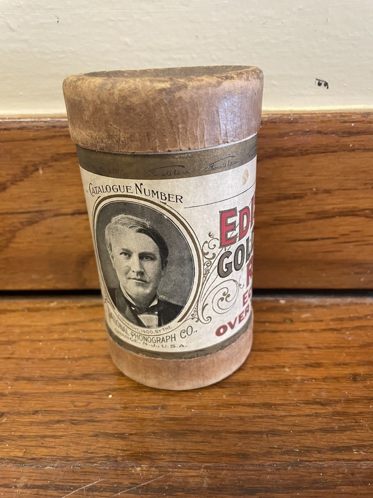 Edison Brown Wax Cylinder Record