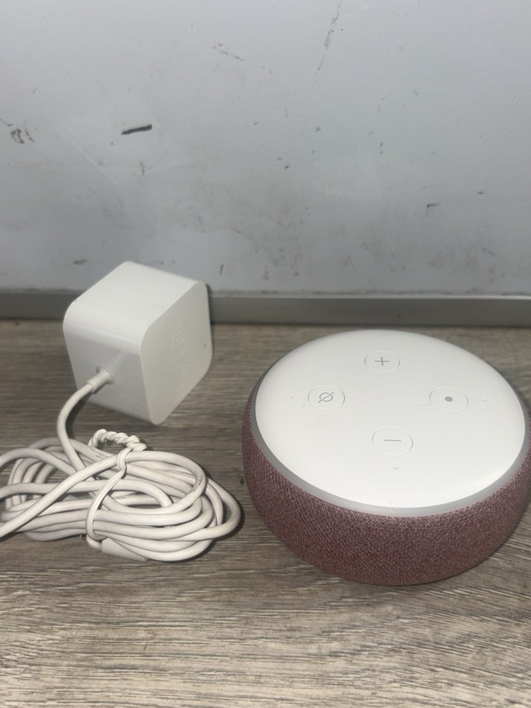 Amazon Echo Dot (3rd Gen) Smart Speaker with Alexa  Model C78MP8 Red And White