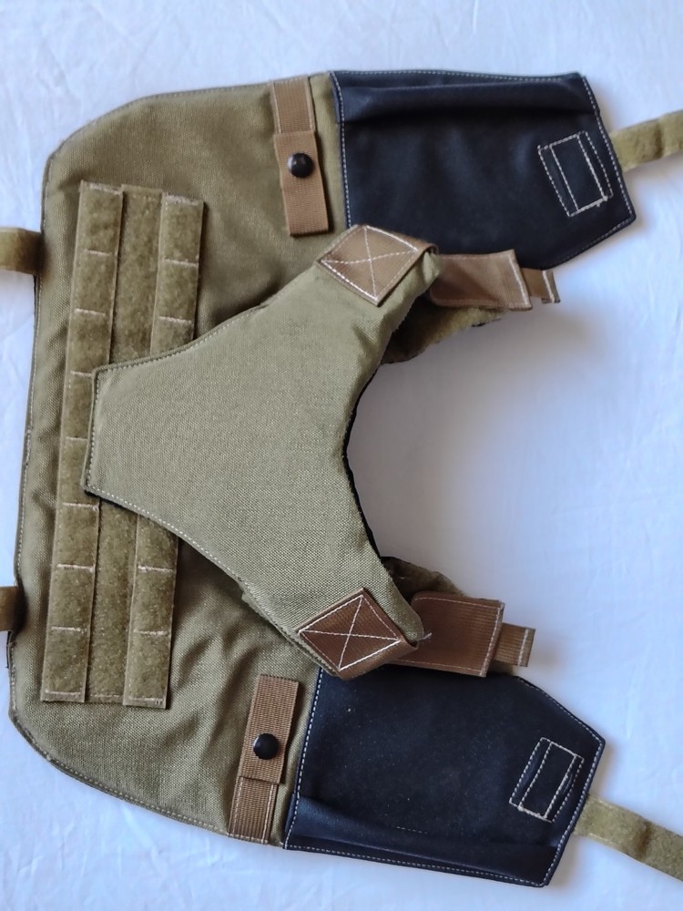 Modular Armor System Shoulder Carrier And Throat Protection