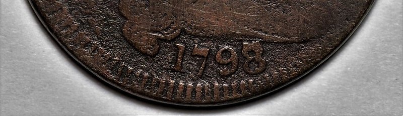 1798/7 Draped Bust Large Cent - US 1c Copper Coin