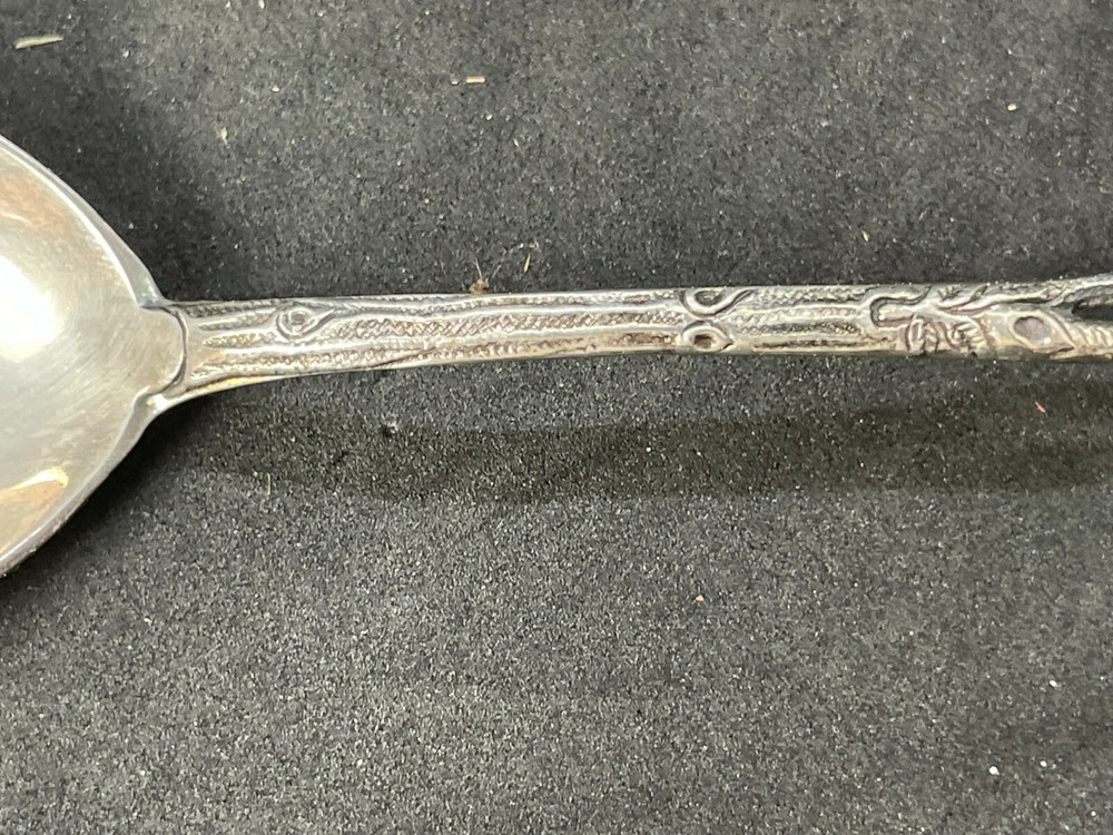 Hildesheimer Rose Pattern Spoon Christoph Widmann Rose Stem Handle Silverplate
