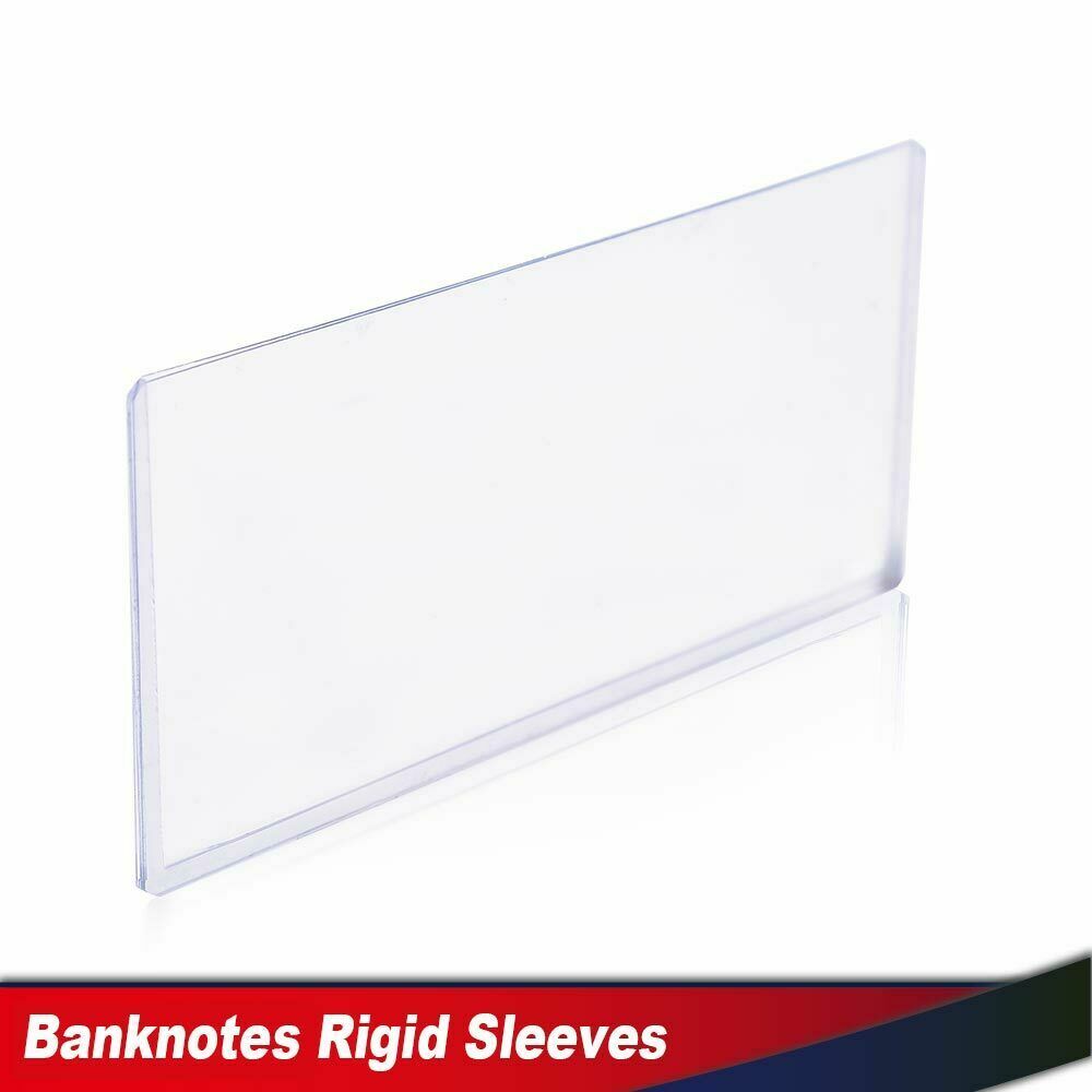 Fit For Modern Currency Notes Topload Holders 25 Banknotes Rigid Sleeves