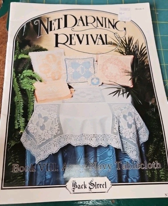 Net Darning Revival Book 8 Traditional Tablecloth