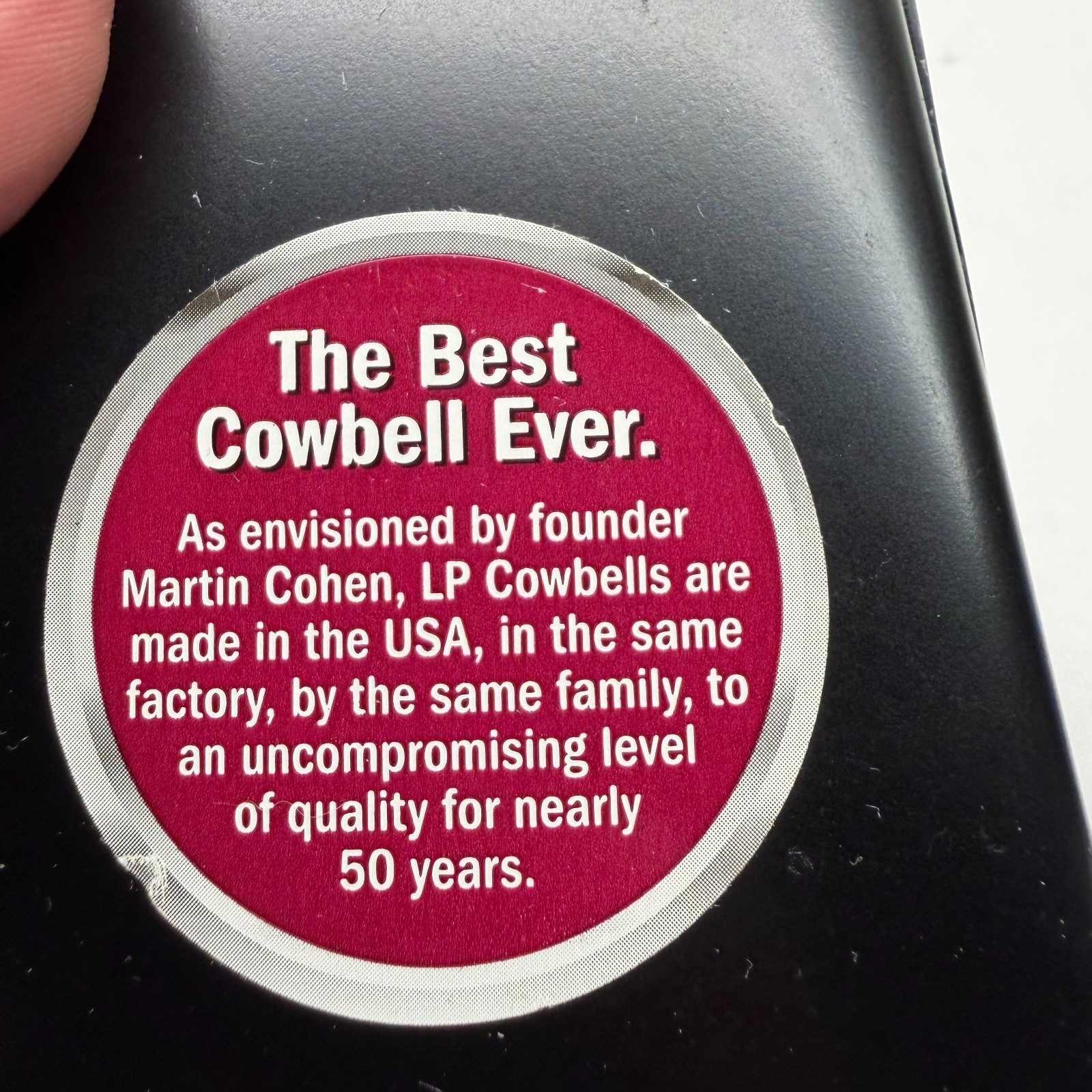 Latin Percussion 5" Cowbell LP Cowbell ONLY No attachments PRE OWNED