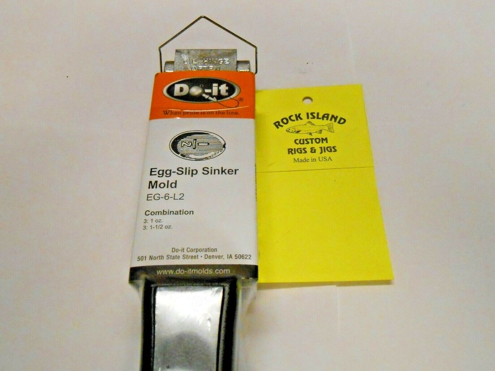 1122 DO-IT EGG SINKER MOLD 1, 1-1/2 oz