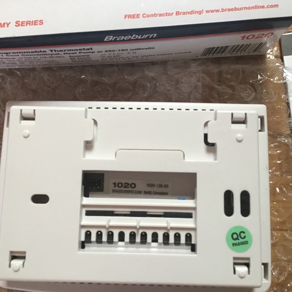 Braeburn 1020 Non-Programmable Thermostat