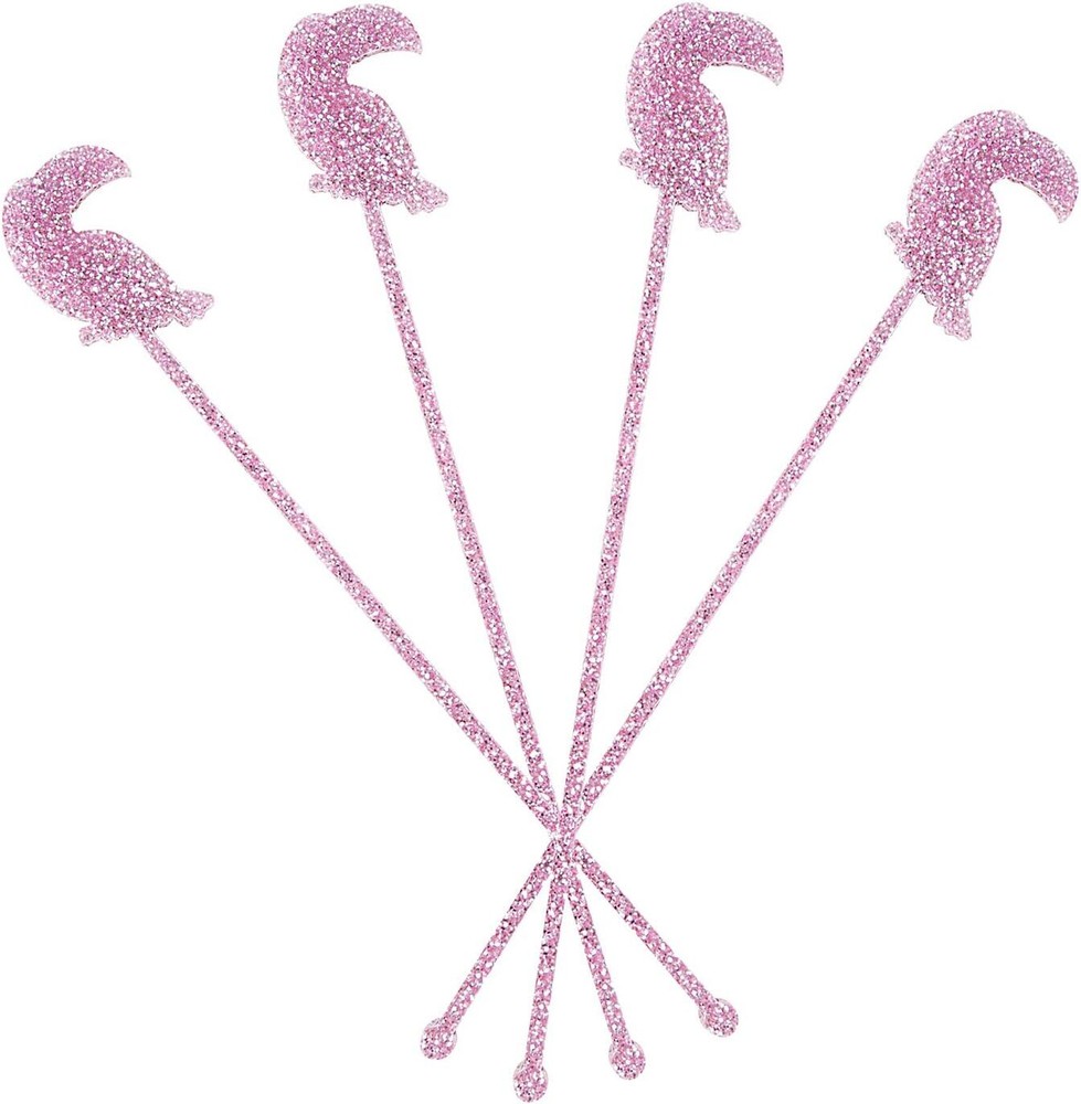 Toucan Acrylic Swizzle Stir Sticks (Set/4)