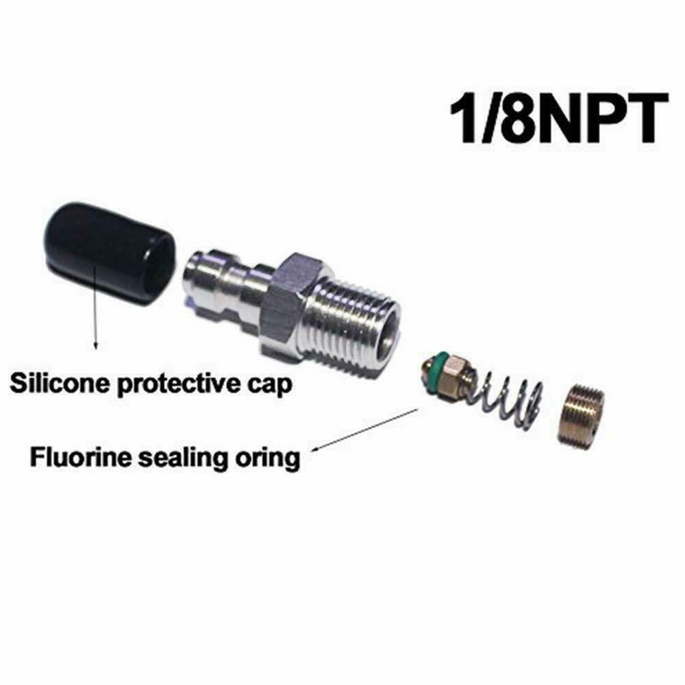 1/8\" NPT Male Thread Fitting ForPCP Quick Head Connection Adapter