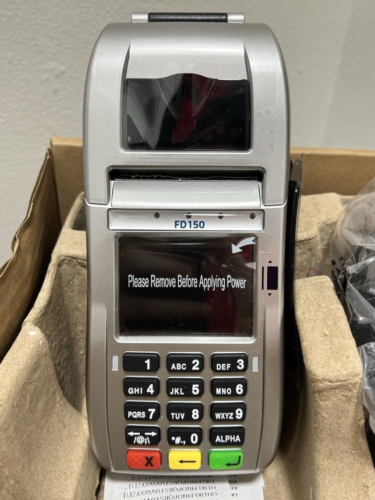 First Data FD150 EMV CTLS Credit Card Terminal