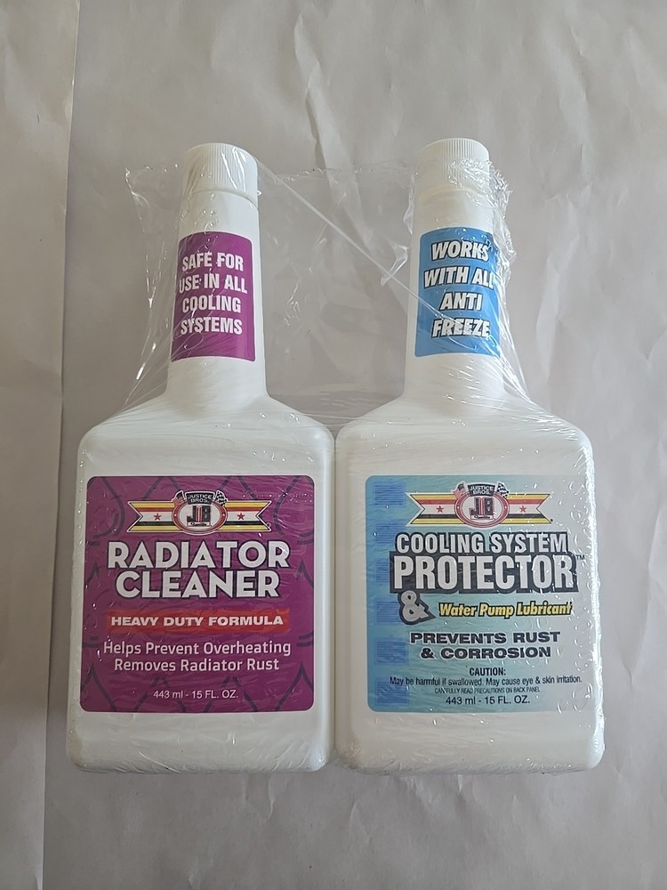 Justice Brothers Radiator Cleaner And Cooling System Protector Kit