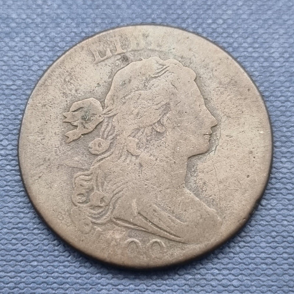 1800 Draped Bust Large Cent 1c Circulated VG + #51279