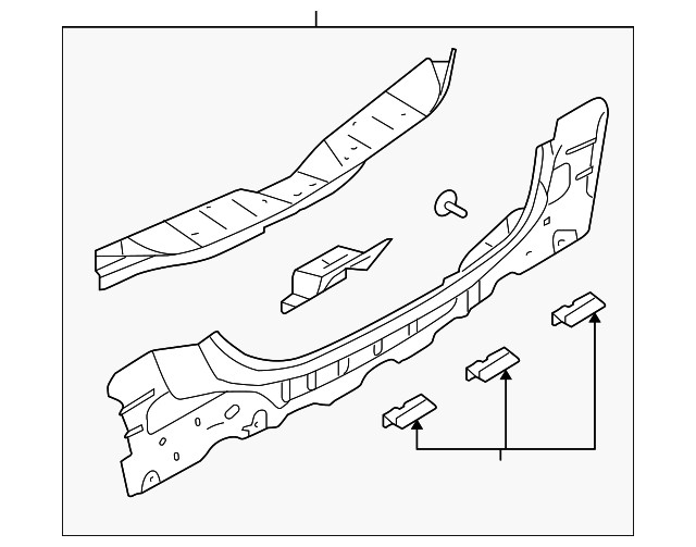 Genuine Nissan Rear Body Panel 79110-JM00C
