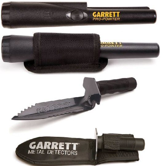 GARRETT PRO POINTER II Metal Detector Pinpointer, Camo Pouch & Edge Digger Combo