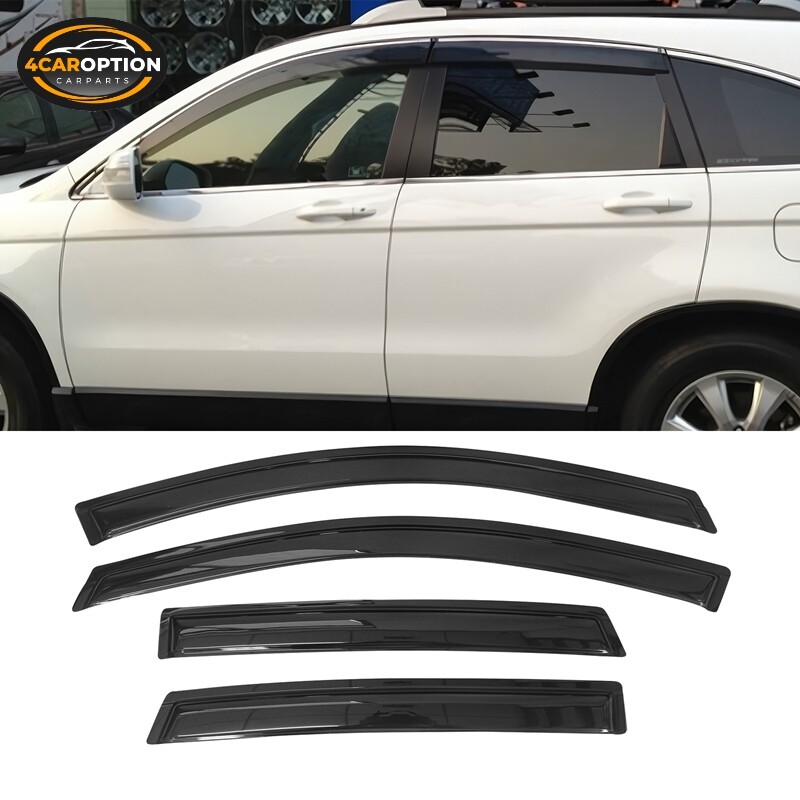 Fits 12-16 Honda CRV Window Visors Rain Sun Guard Vent 4Pc Set