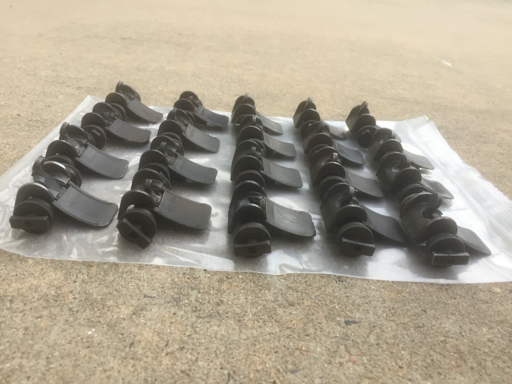 WWII WW2 Type 3 M1 M1C Garand Lockbar Lock Bar Rear Sights USGI Sites Complete