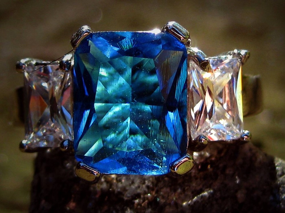 Metaphysical Ring Blue Angelic light Rays Archangel Michael