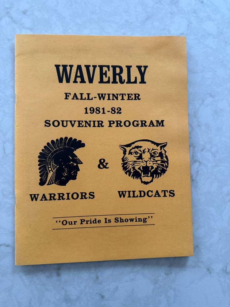 Lansing (MI) Waverly High School, Souvenir Athletic Program, Fall-Winter 1981-82