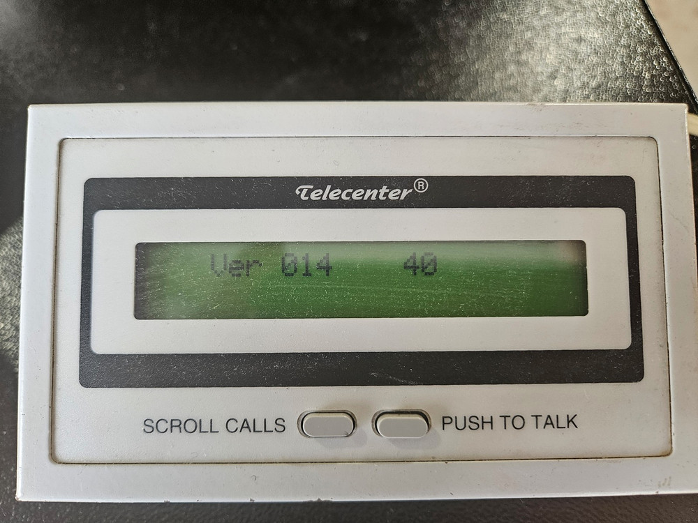 Rauland Borg ICSDTD Telecenter Intercom Desk Module P8