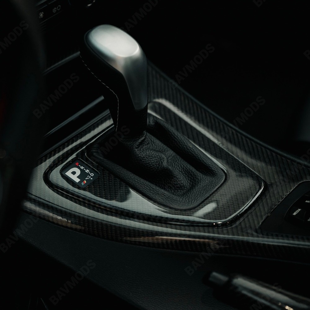 BAVMODS® Carbon Digital Gearshift Indicator Conversion Kit for BMW E9X 3 Series