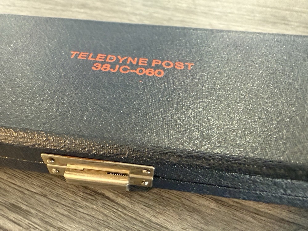 Teledyne Post Beam Compass Drafting Tool Set Original Case Germany 38JC-060