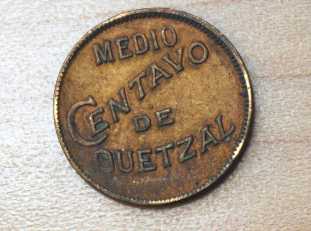 1946 Guatemala 1/2 Centavo