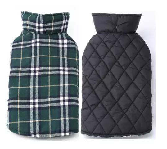 Large-Dog Waterproof/ Windproof Reversible Jacket.  