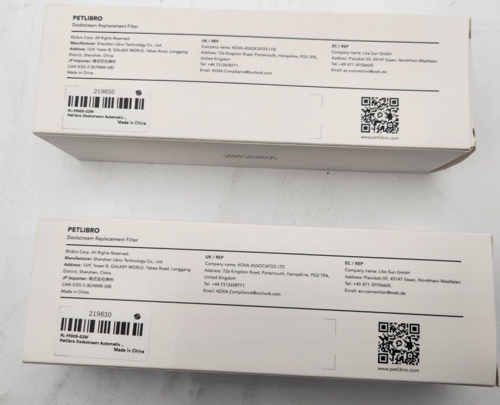 (16 Pack) Petlibro Dockstream Replacement Filter PLWF005 PLFF005