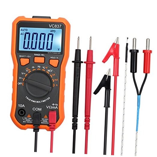 Autoranging Multimeter 6000 Counts AC DC Current Tester Voltage Meter Volt