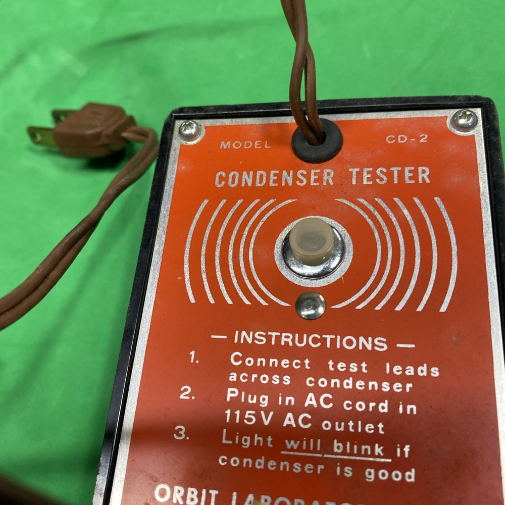 Orbit Laborators Inc Model CD-2 Condenser Tester used