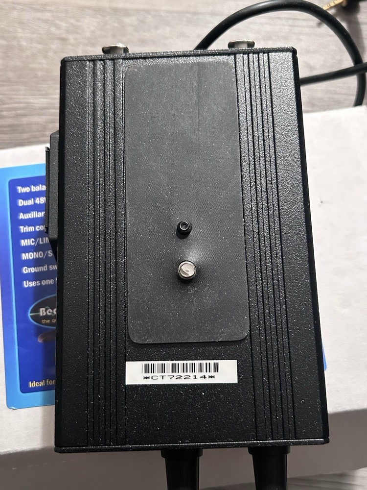 BeachTek XLR Audio Adapter DXA-6 (Phantom Power 48V), tested