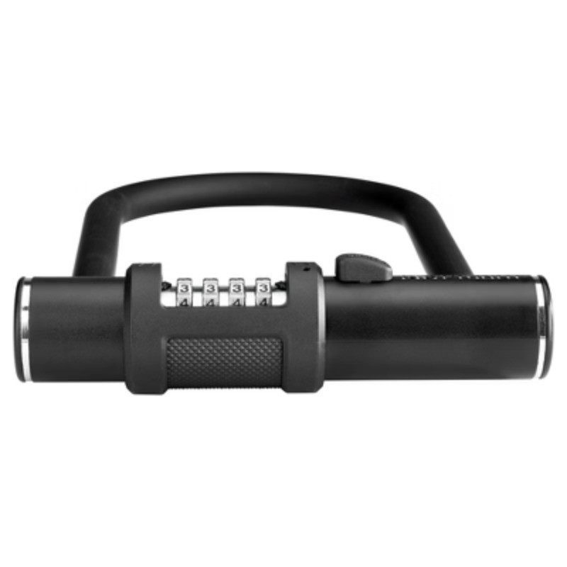 Combination U-Lock - Black: Secure Bike Lock, U-Locks Type