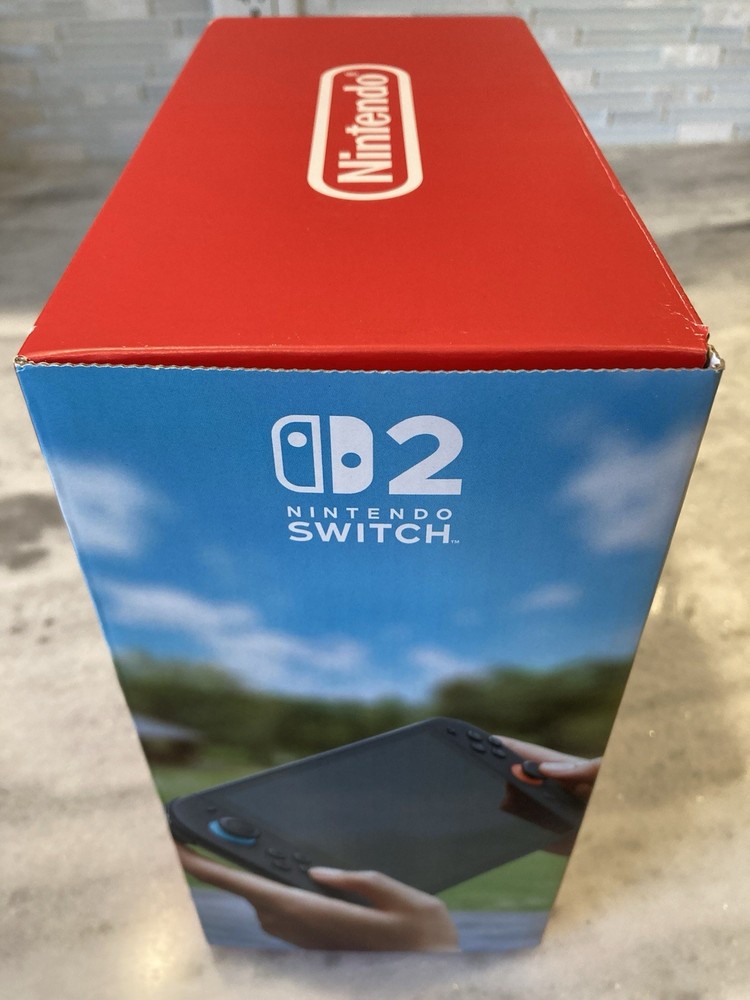 Nintendo Switch 2 EMPTY BOX with Cardboard Inserts and Information Packet