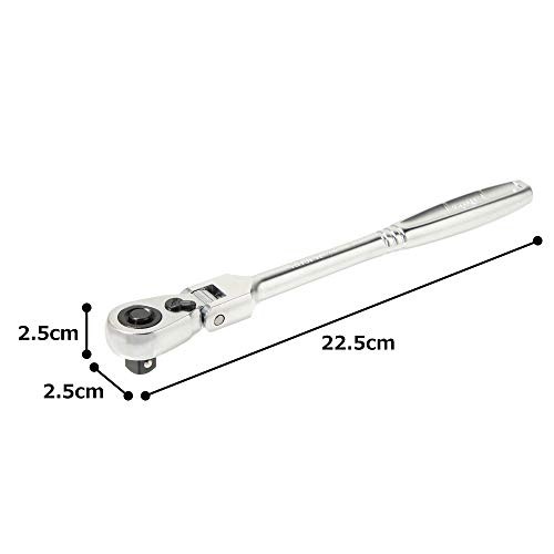 Ratchet Handle Flex Head Socket Hold Type RH3FH 3/8" Inch Drive
