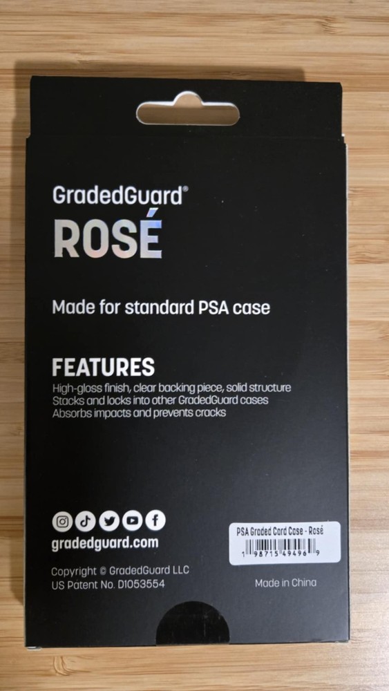 GradedGuard PSA Graded Card Case Guard Protector ROSE Limited Edition