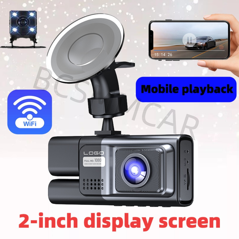 Wifi Car Dashcam 1080P DVR Camera Loop Record For Apple iPhone Android Phone