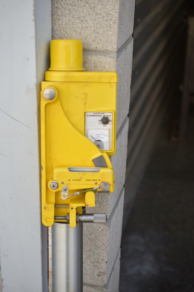 laser plane command post alignment