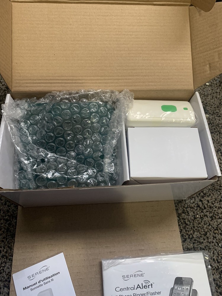 serene central alert cell phone ringer flasher