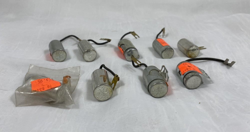 (9) DELCO 18-5345 CONDENSERS, NEW
