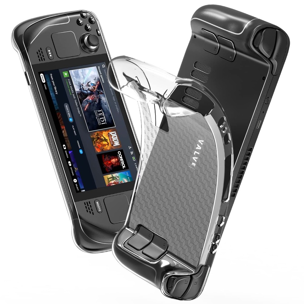 Case for Steam Deck Accessories, Dockable Steam Deck TPU Protective Case for ...