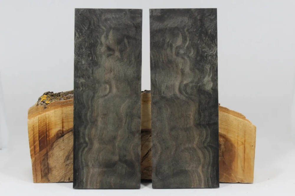 STABILIZED DYED MAPLE CUSTOM KNIFE HANDLE MATERIAL BLANK SCALES (5793)