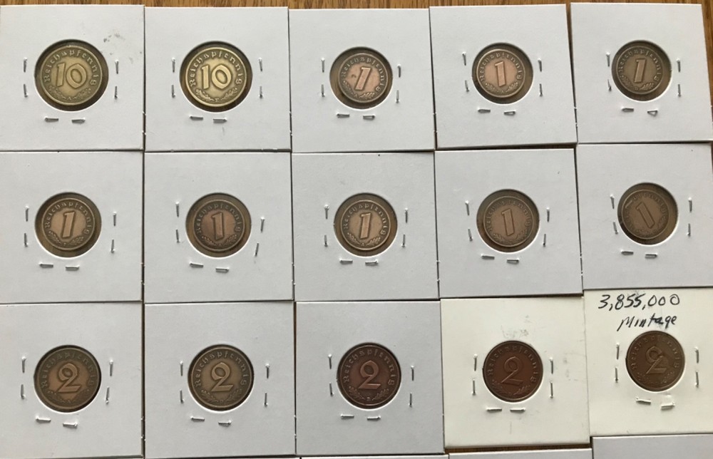 26 Third Reich Coins