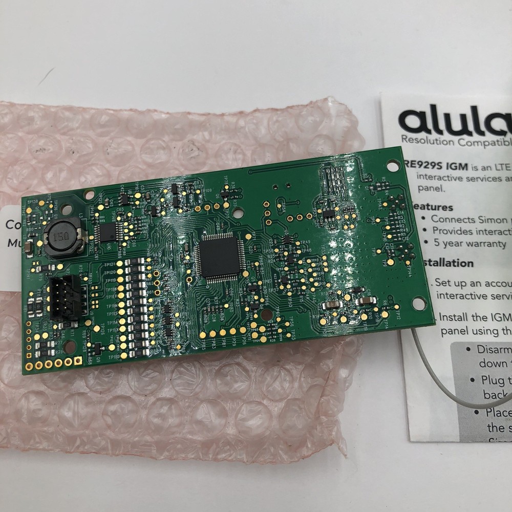 Alula RE929S-00-01 Interactive Gateway Module LTE VZ SimonXT SN Open Box