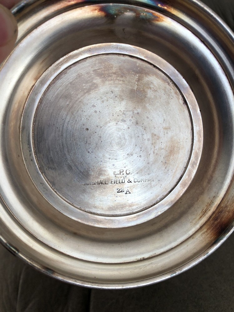 MARSHALL FIELDS VINTAGE WATER PITCHER STAMPED WITH MARSHALL FIELDS A22