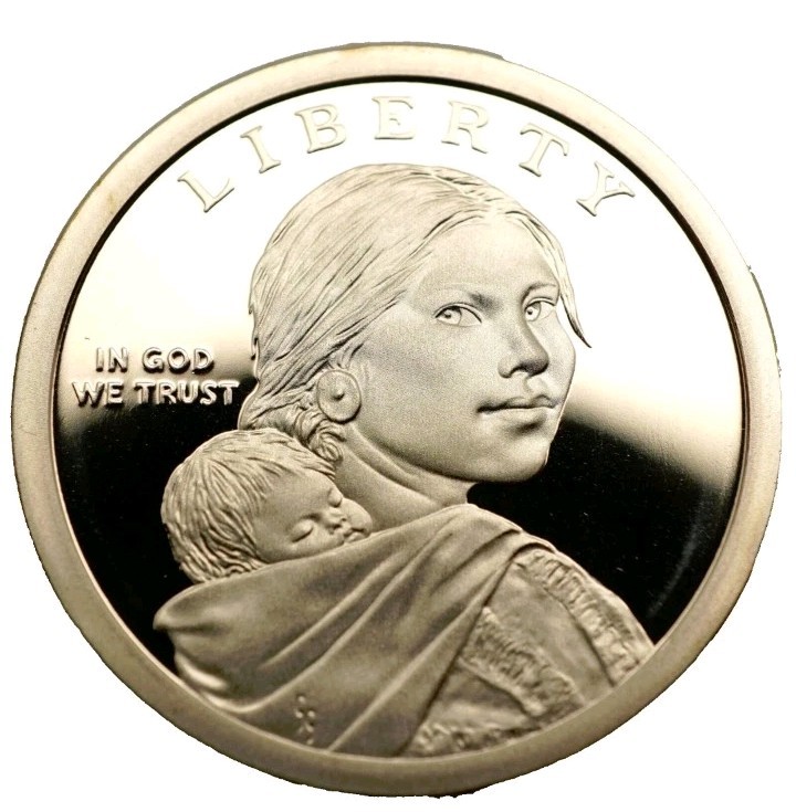 2019-S Proof Sacagawea Native American Dollar - Mary Ross Space Program
